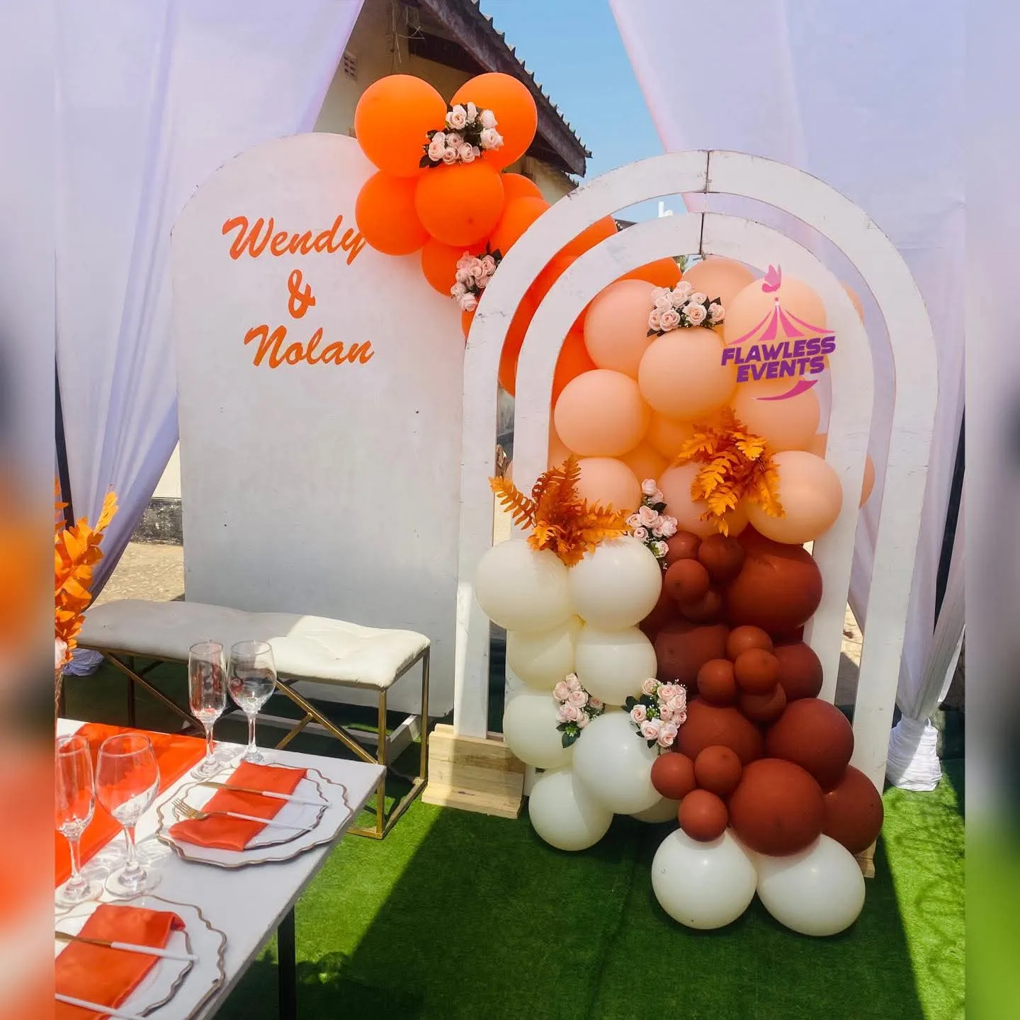 Double Board Balloons Backdrop for hire in Nairobi - photo 7